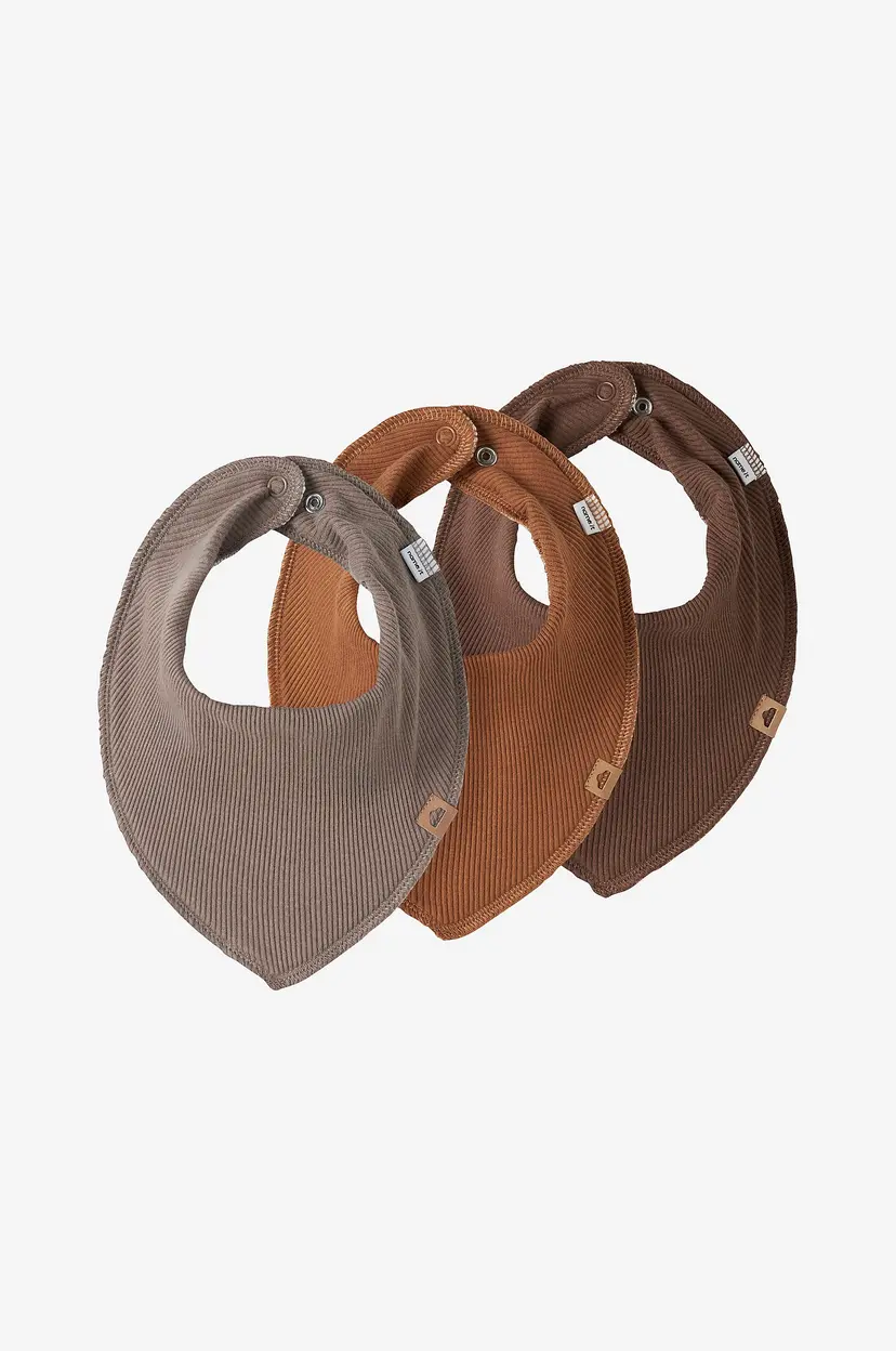 Name it baby Siklesmekke nbnYvetti Scarf Bib 3-pakning - Natur