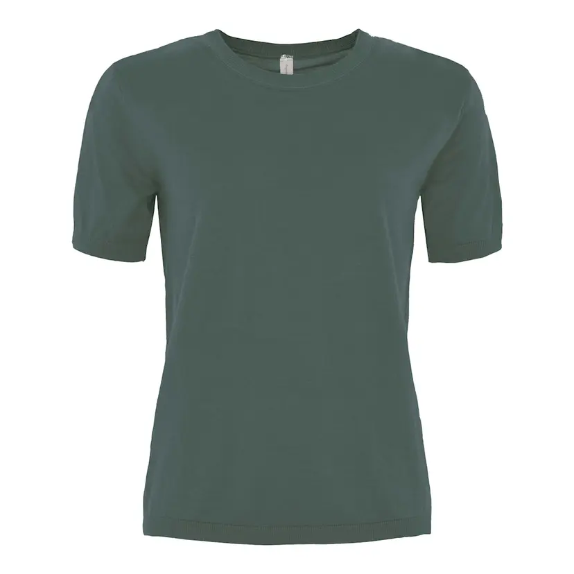 Skovhuus Skovhuus Kvinne Strikket T-shirt Seaweed Green XL