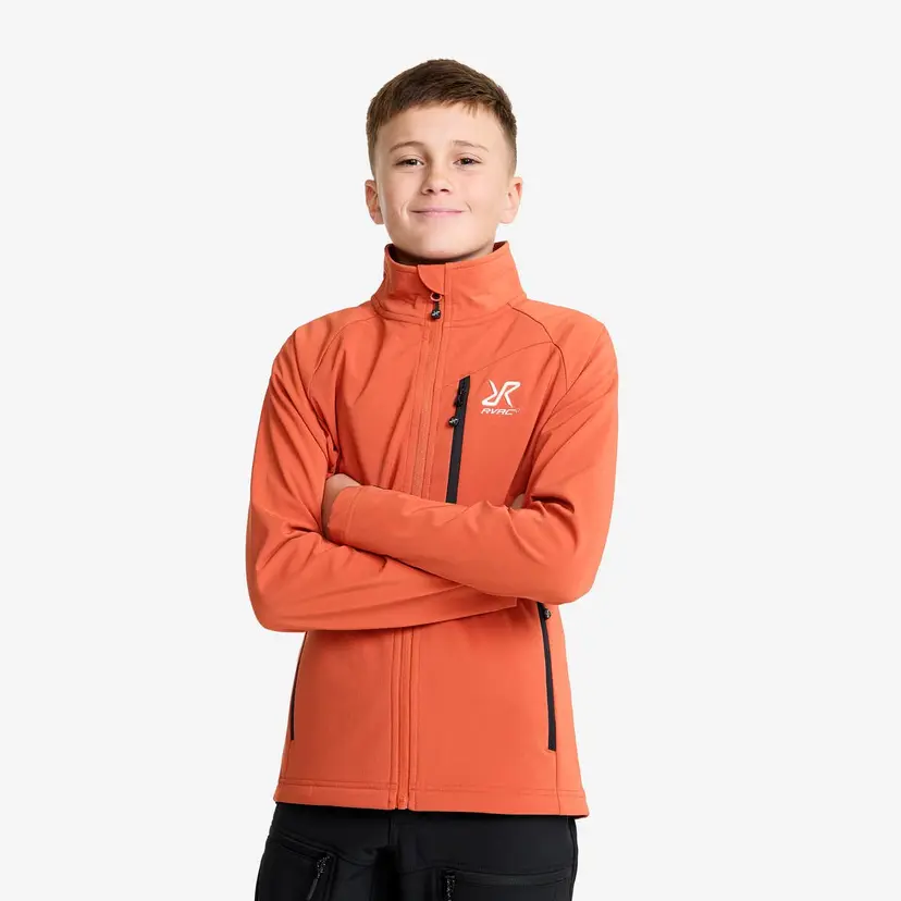 RevolutionRace Exciter Stretch Jacket Teens Mecca Orange