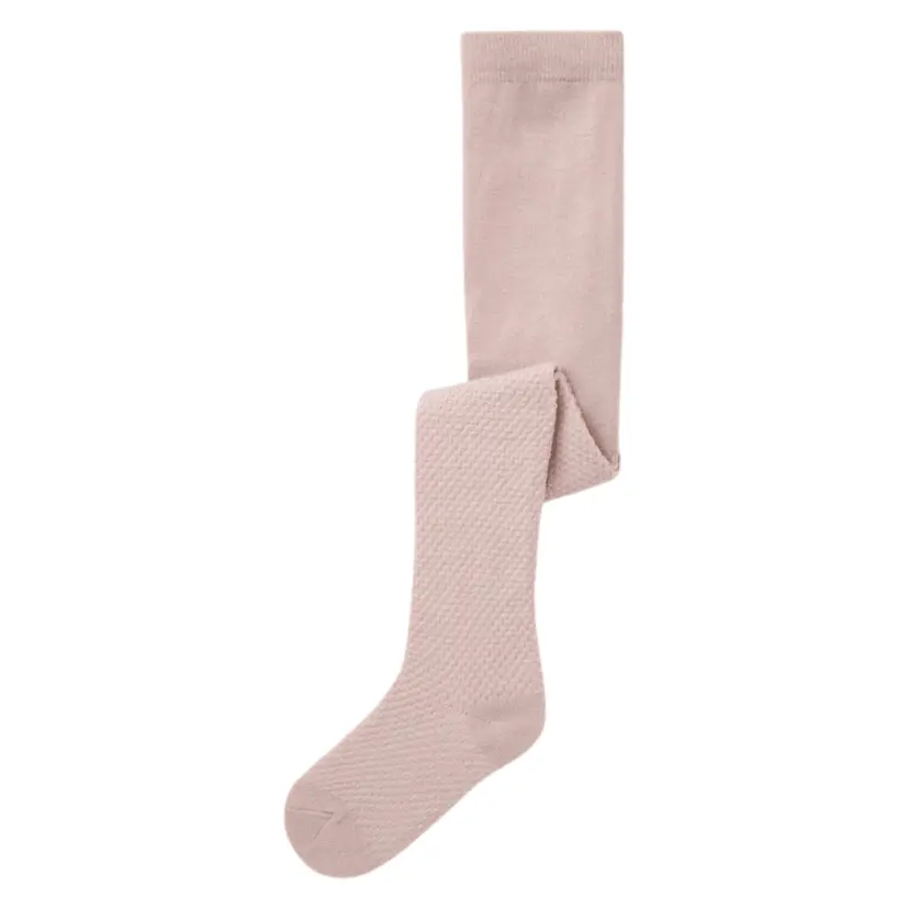 NAME IT Name It - Strømpebukse i Ull Wakma Structure Shadow Gray