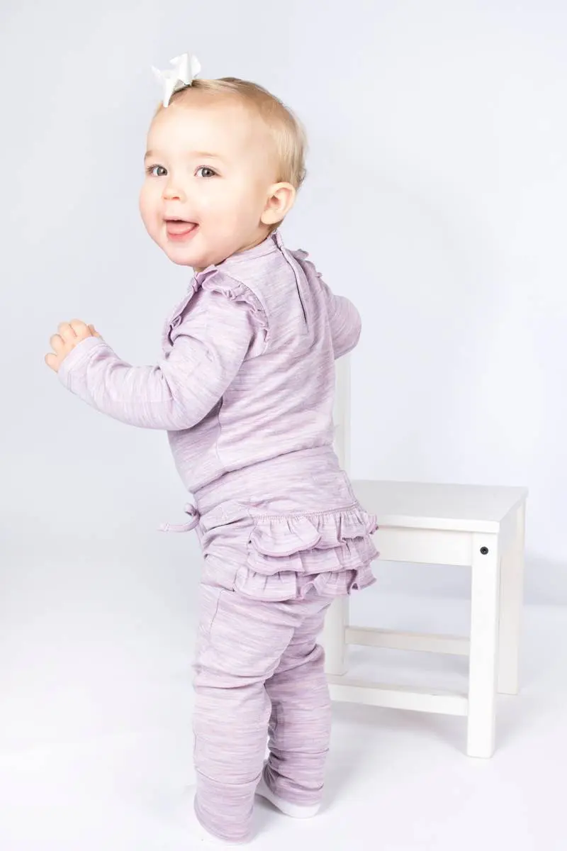 Vilje & Ve Vilje & Ve Erdis Ull Bukse Lys Lilla (68 / 6 mnd)