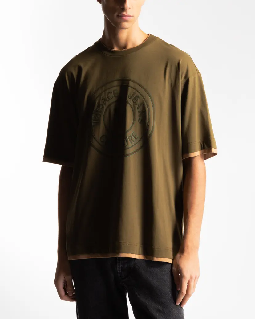 Versace Jeans Couture Versace Jeans Couture 75GAHI04 Green T-shirt