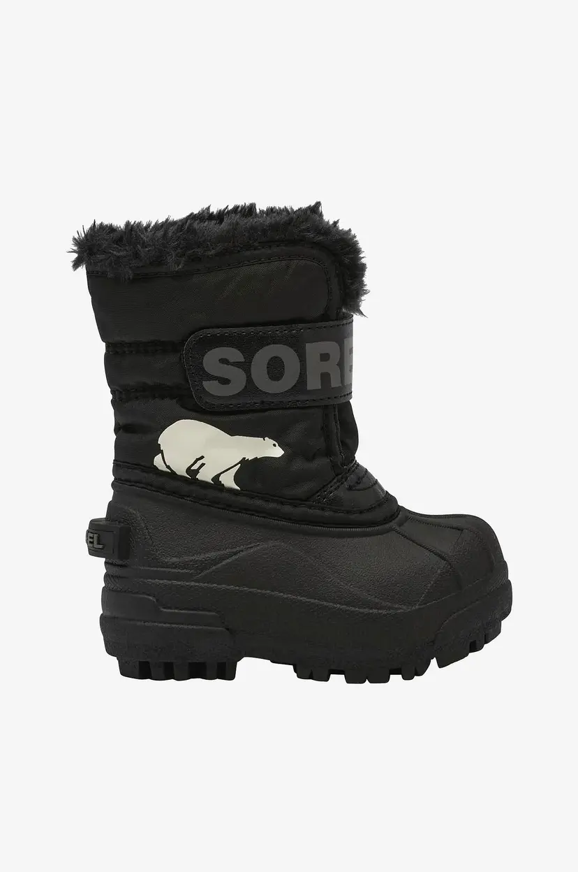 Sorel Vinterstøvler Toddler Snow Commander - Svart