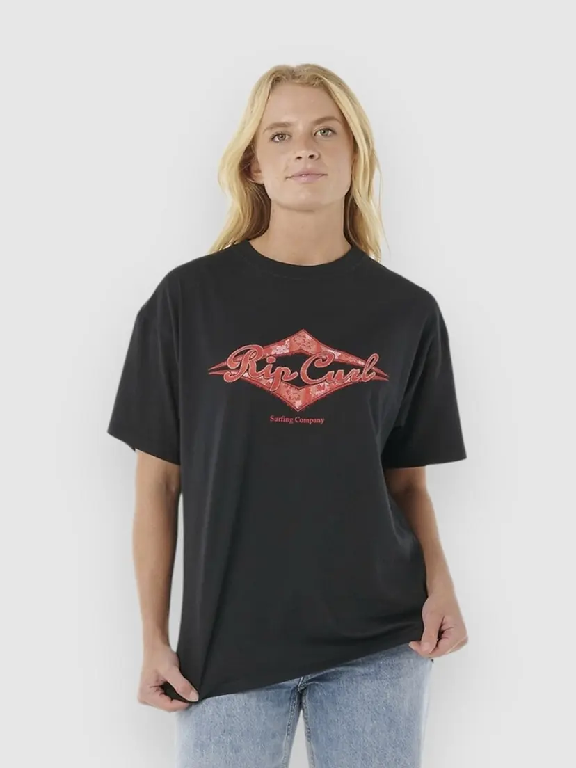 Rip Curl Rip Curl Diamond Heritage T-skjorte svart