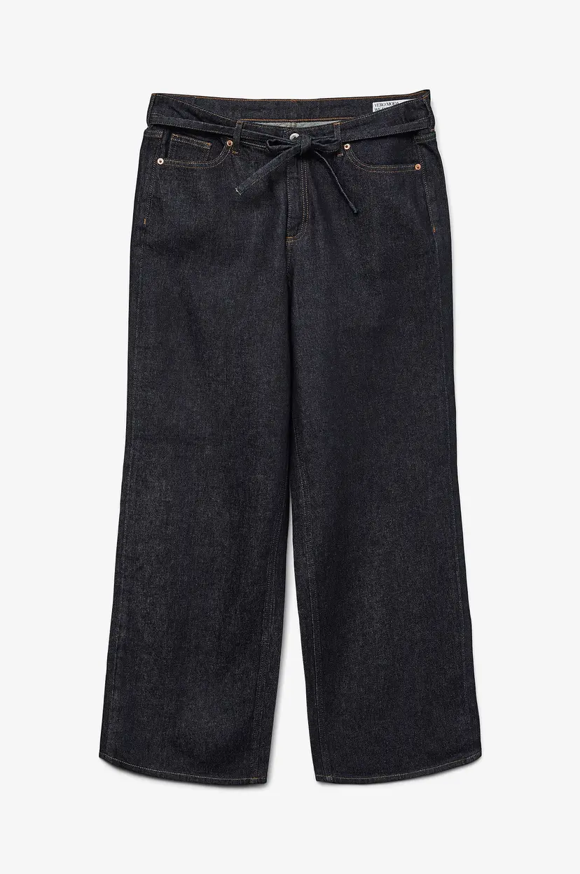 Vero Moda Curve Jeans vmcTessa HR Wide Belt Jeans Ra369 C - Blå