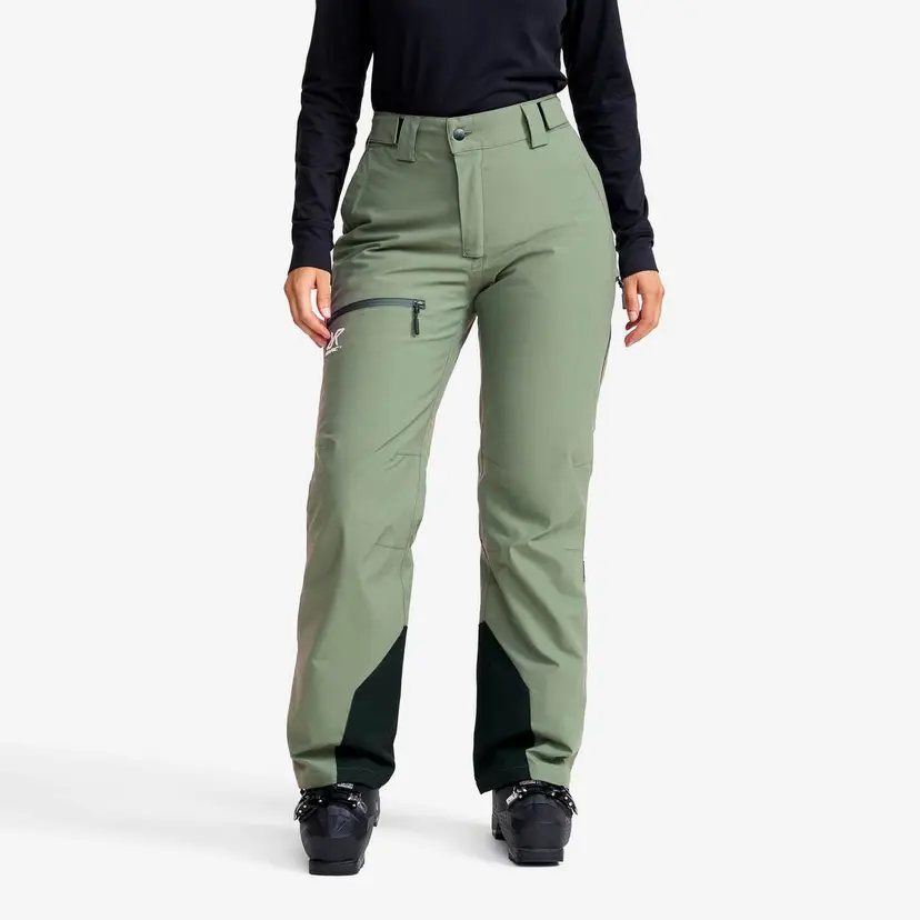 RevolutionRace AccXel Insulated 2L Snow Pants Dame Dusty Green