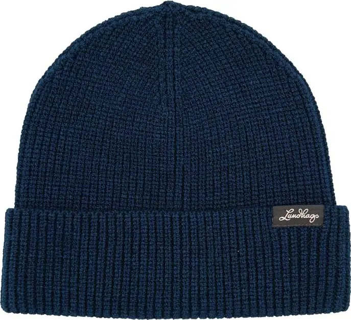 Lundhags Lundhags Core Ribbed Beanie Deep Blue