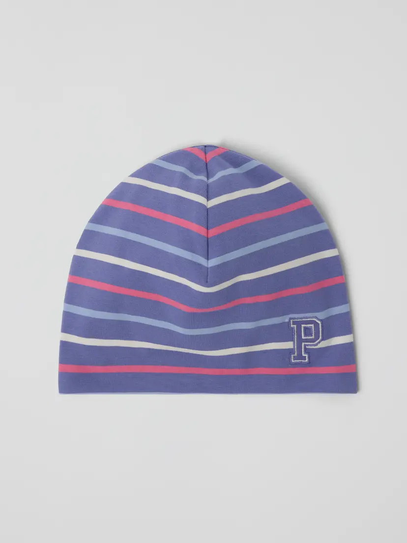 Polarn O. Pyret Trikotlue P-applikasjon stripet