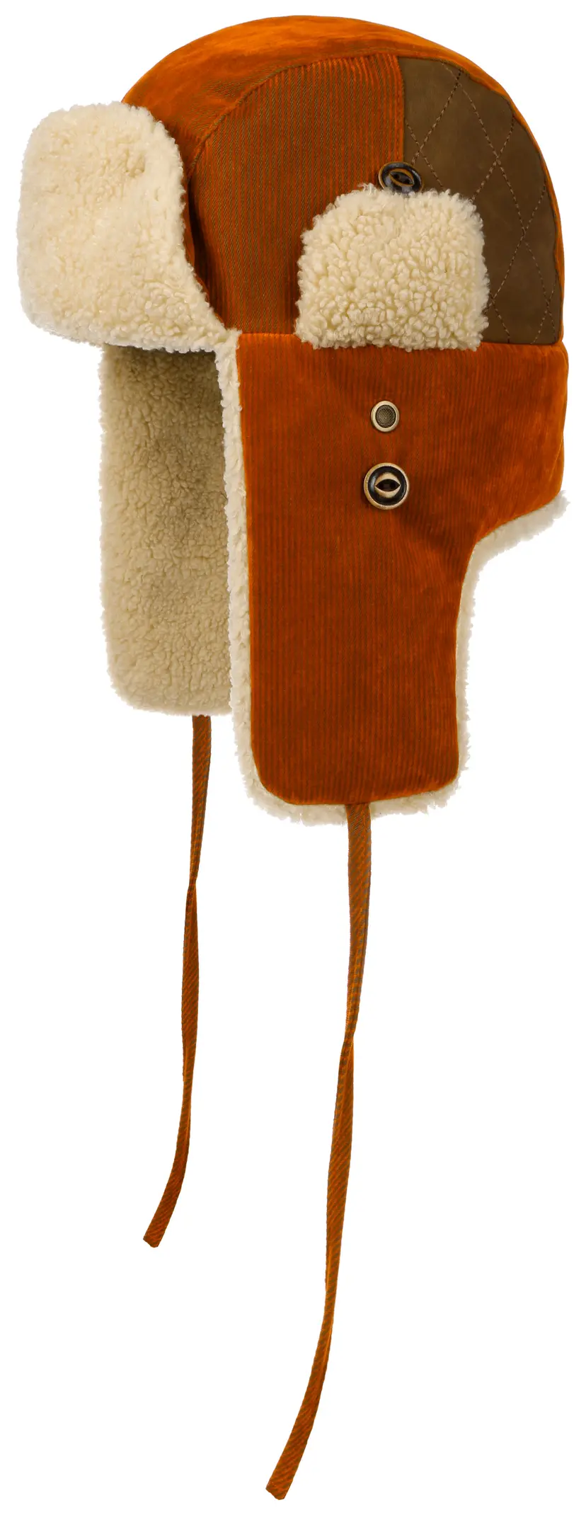 Stetson Stetson Corduroy Freestyle Bomber Aviator Hat Burned Orange
