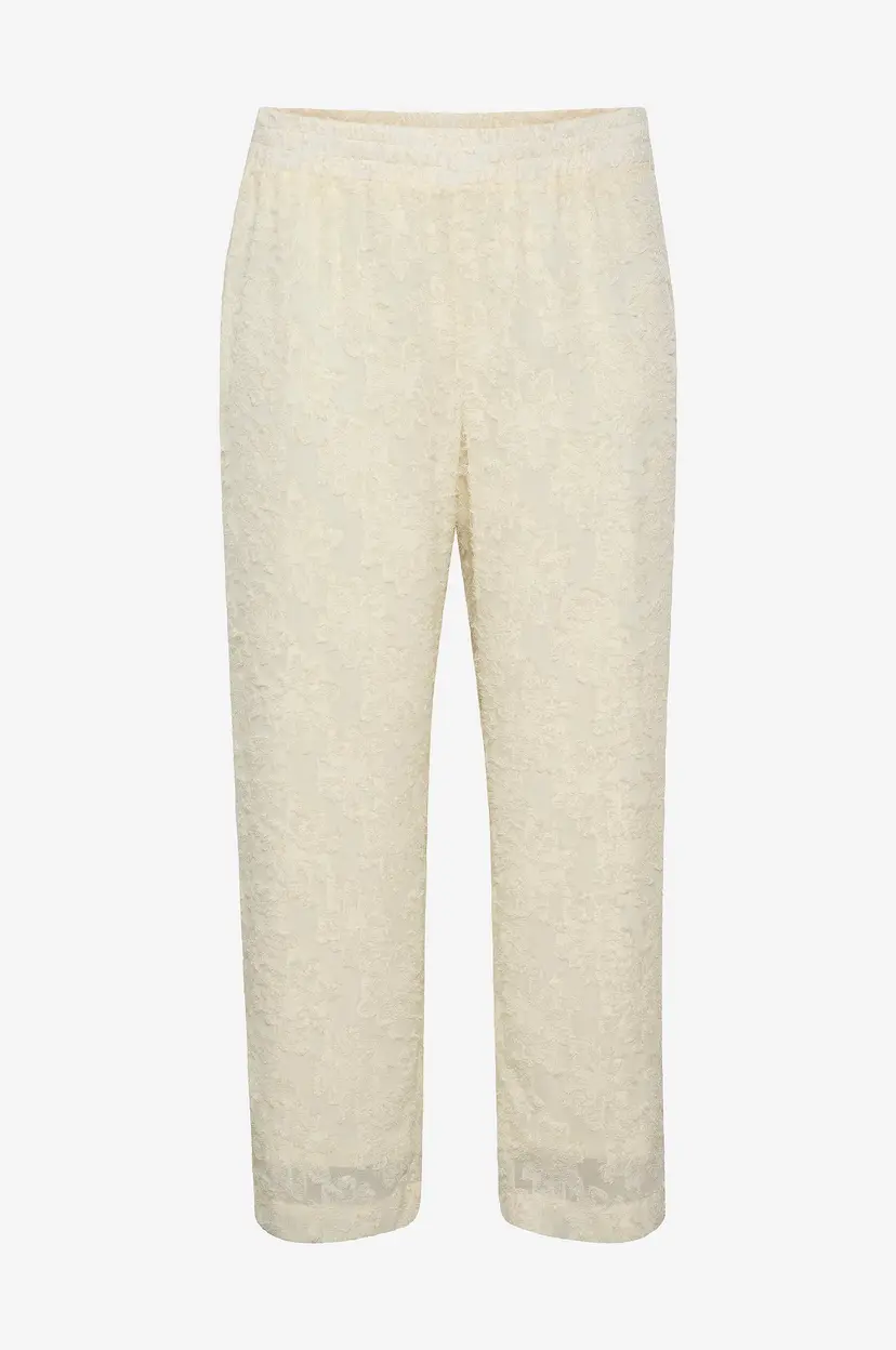KAFFE Curve Bukser kcLiana Pants - Beige