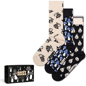 Happy Socks Happy socks Strømper 3P Monochrome Magic Socks Gift Set Mixed bomull Str 36/40