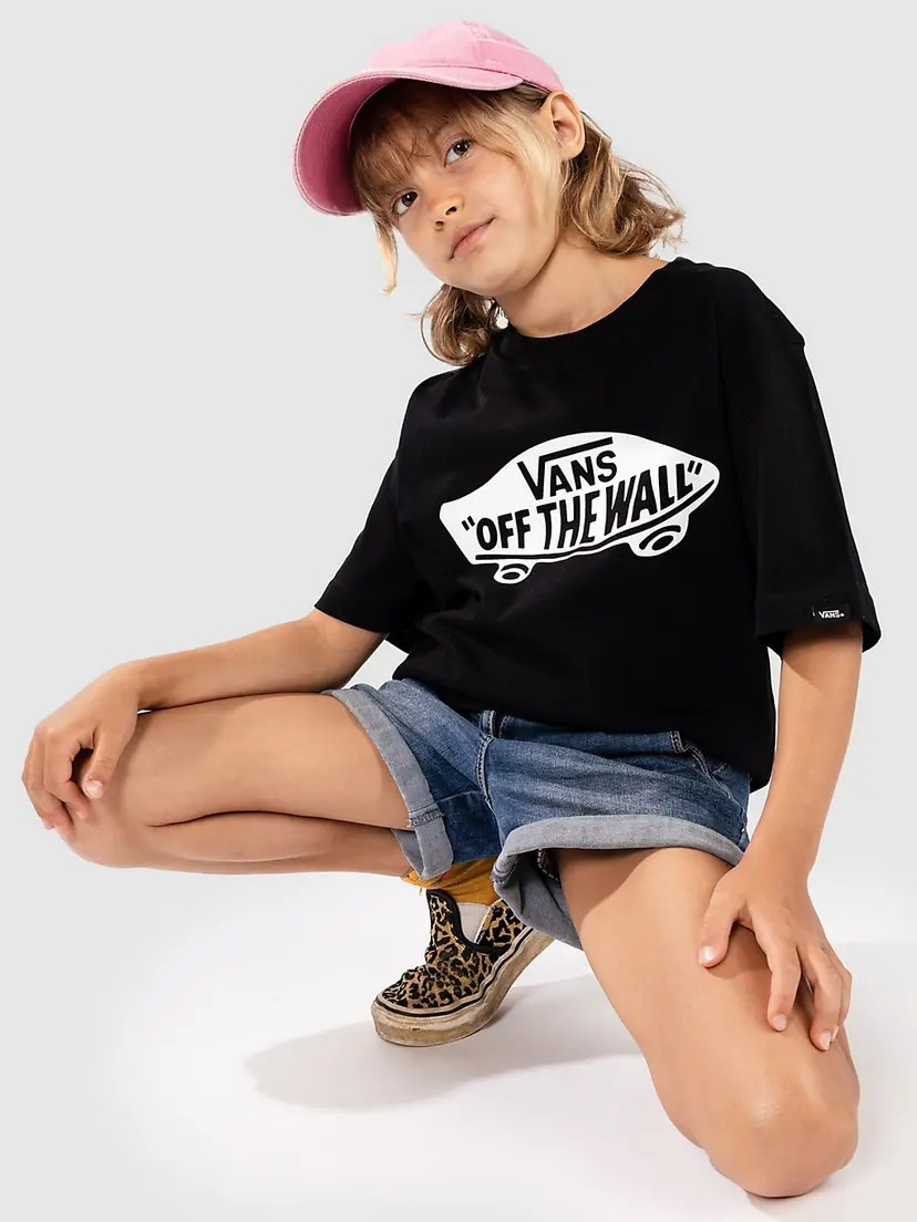 Vans Vans Style 76 Kids T-skjorte svart