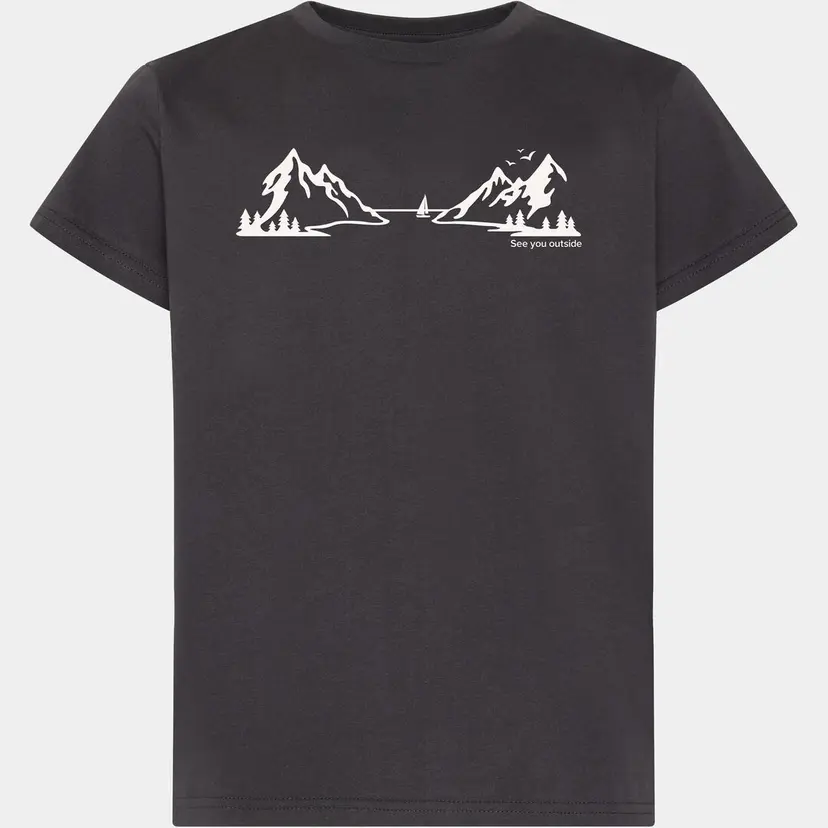 Didriksons Mynta Kids' Logo T-shirt Explore