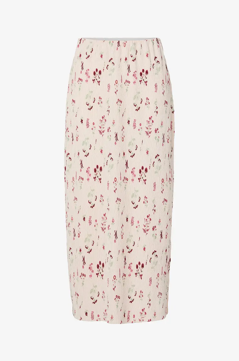 Pieces Maxi skjørt pcFlora HW Ankle Skirt Jrs Msa BC - Rosa