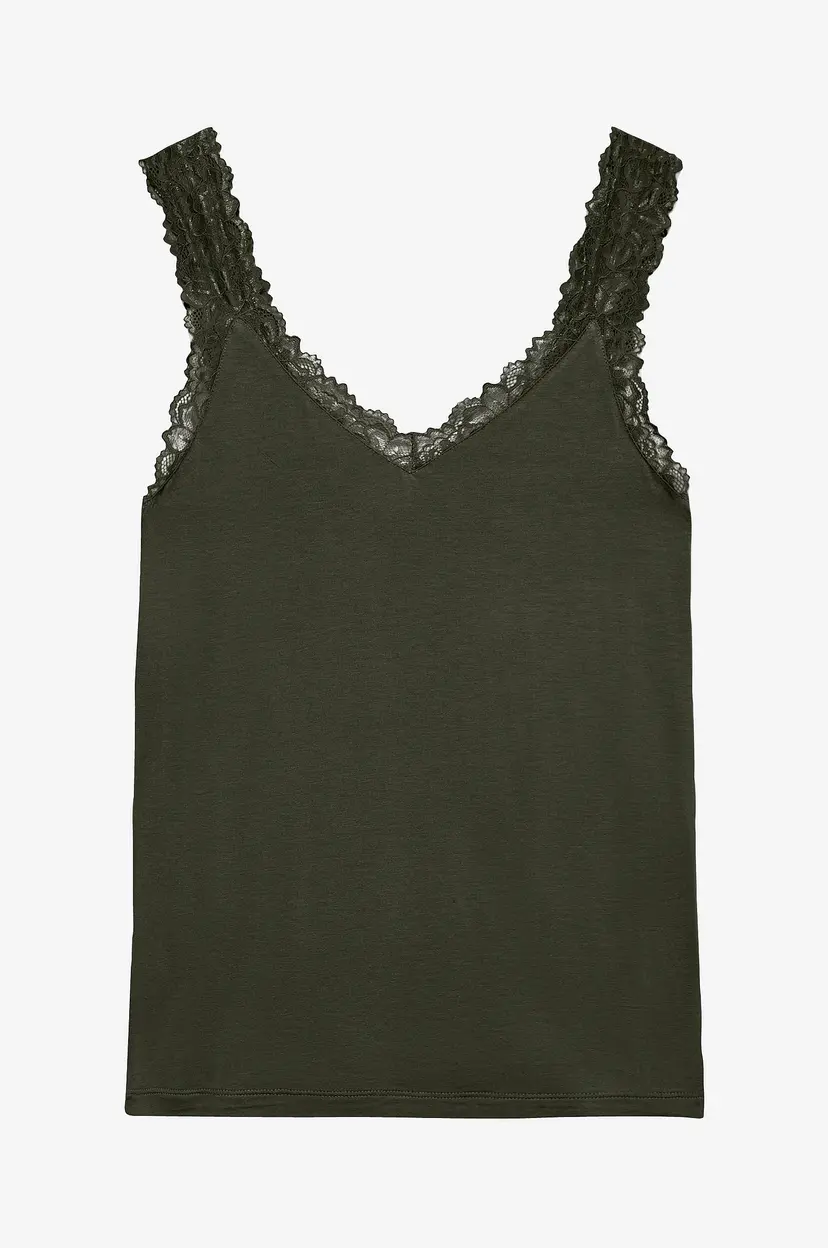 Vero Moda Topp vmRosa SL Top Jrs - Grønn