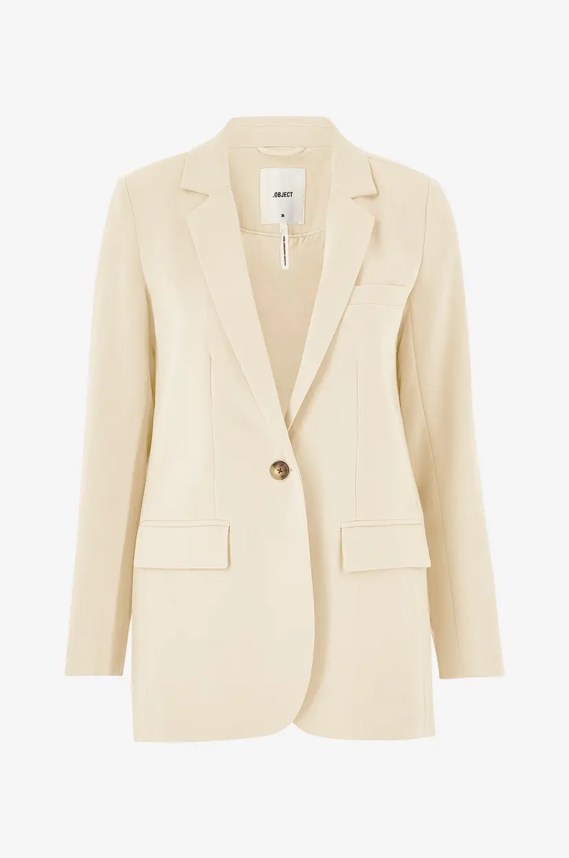 Object Collectors Item Blazer objSigrid L/S Blazer - Beige