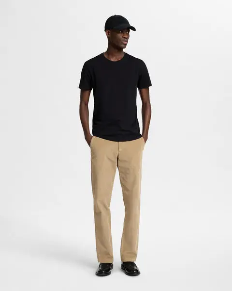 SELECTED Slhnewpima Ss O-Neck Tee Noos