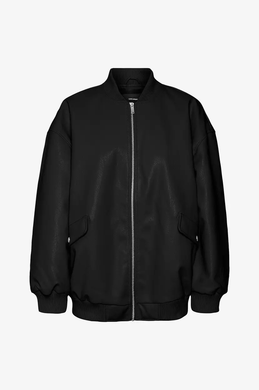 Vero Moda Jakke vmAgate Coated Jacket Wcp - Svart