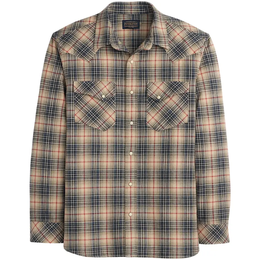 Pendleton Pendleton M's Wyatt Shirt Natural Multi Plaid