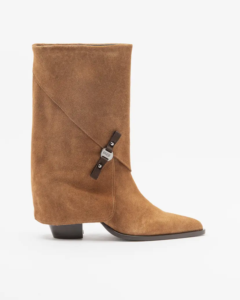 PROF PROF P-186 Camel Ankle Boots