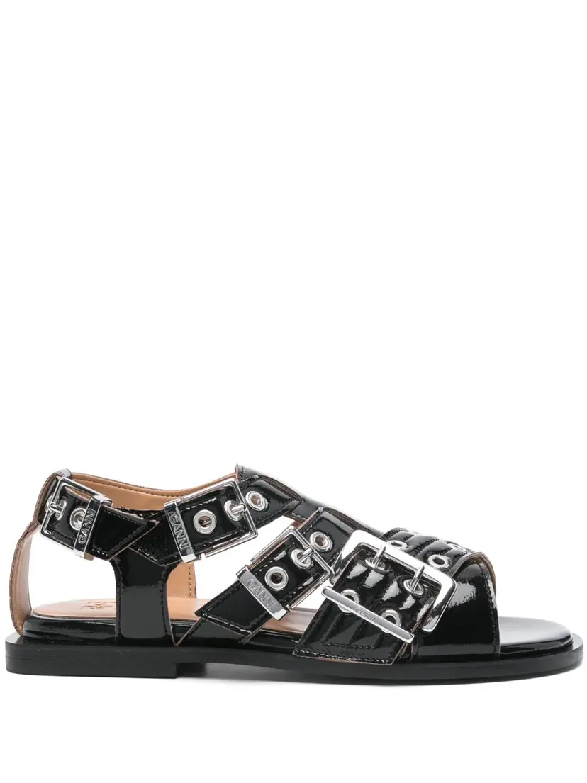 Ganni Ganni Sandaler – Svart