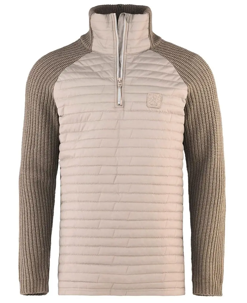 Bula Bula Hybrid Halfzip Chalk