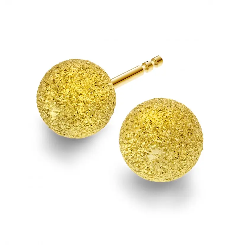 Arne Nordlie Arne Nordlie Øreringe - Arne Noedlie - Sparkling ball forgyld sølv ørestikker - 68679-06