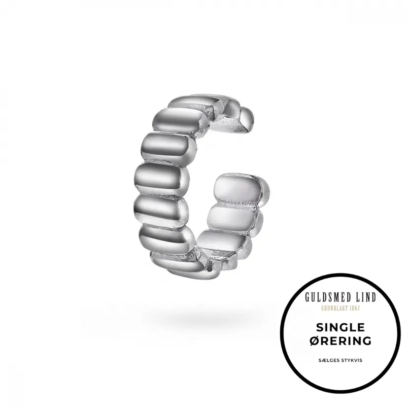 Arne Nordlie Arne Nordlie - Earcuff i sterlingsølv med rillet design - 68757-01
