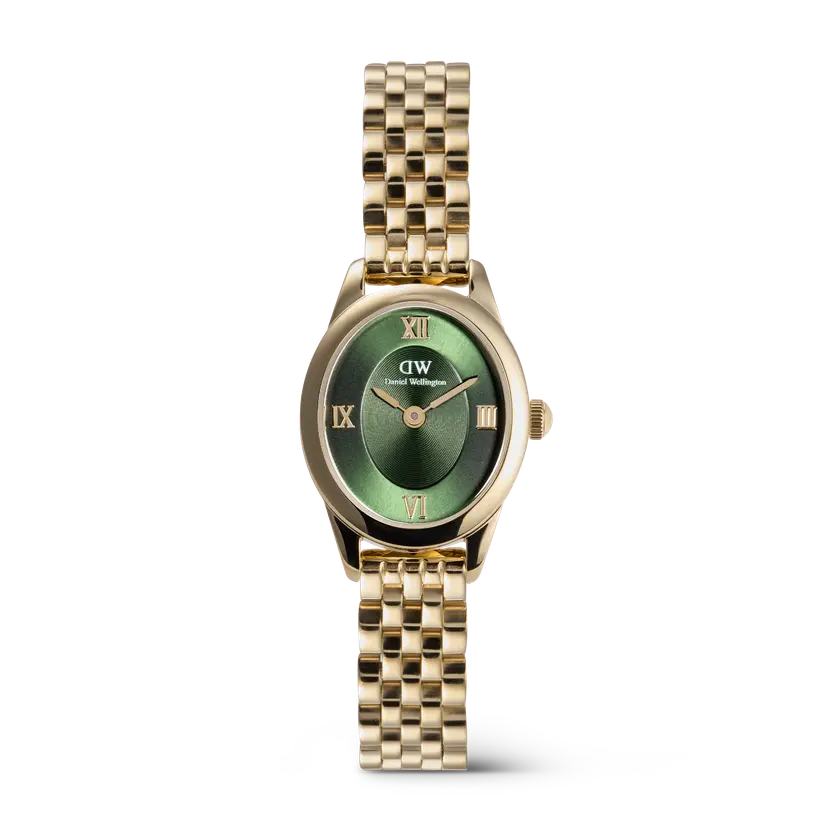 Daniel Wellington Gold 22x25.5mm Watch Ophelia Mini Emerald | DW