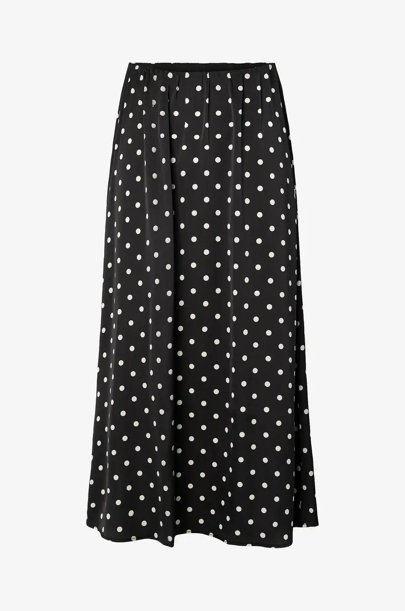 Pieces Skjørt pcjYtta HW Ankle Satin Wvn D2 - Svart