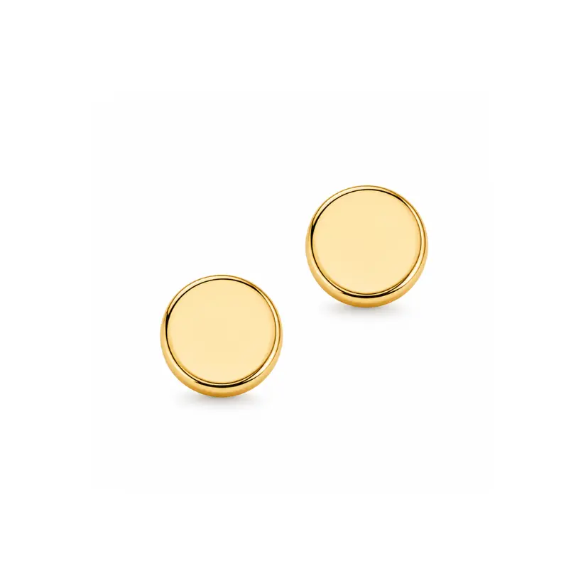 Scrouples Scrouples - 8 karat guld polet ørestikker, 6,5mm - 119423s