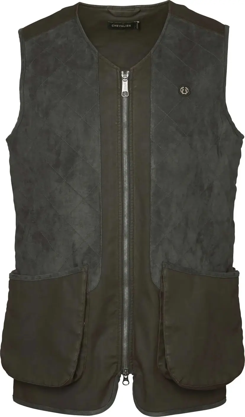 Chevalier Chevalier Men's Vintage Dogsport Vest Leather Brown