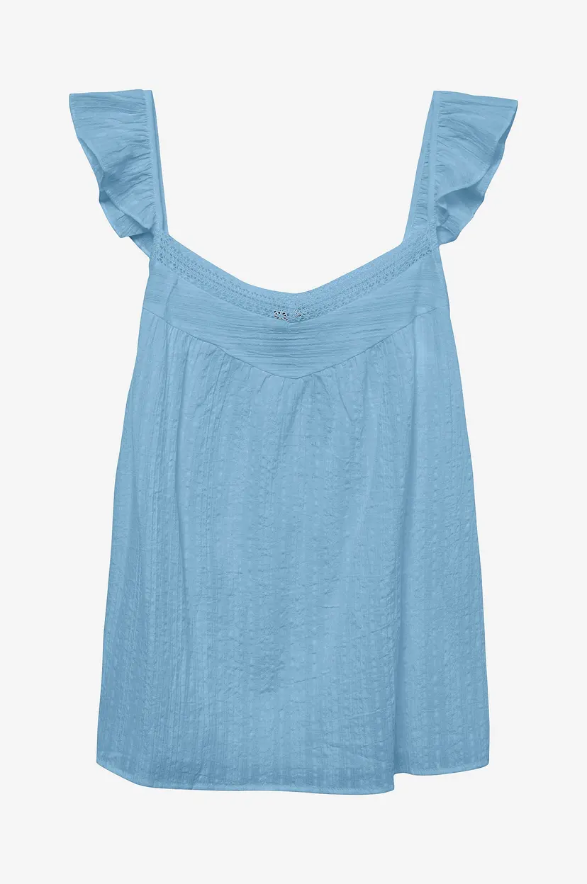 Vero Moda Topp vmOfia Singlet Top - Blå