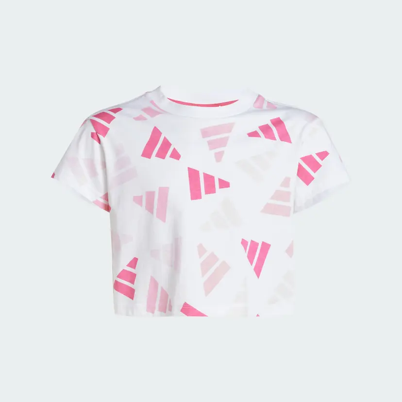 Adidas Seasonal Essentials Logo Celebration Crop T-skjorte