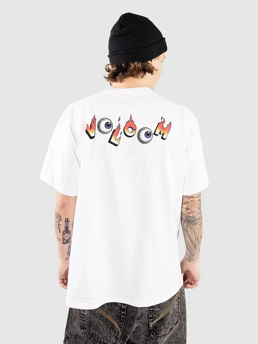 Volcom Volcom Fa Daniel Shepard Walleye T-skjorte hvit
