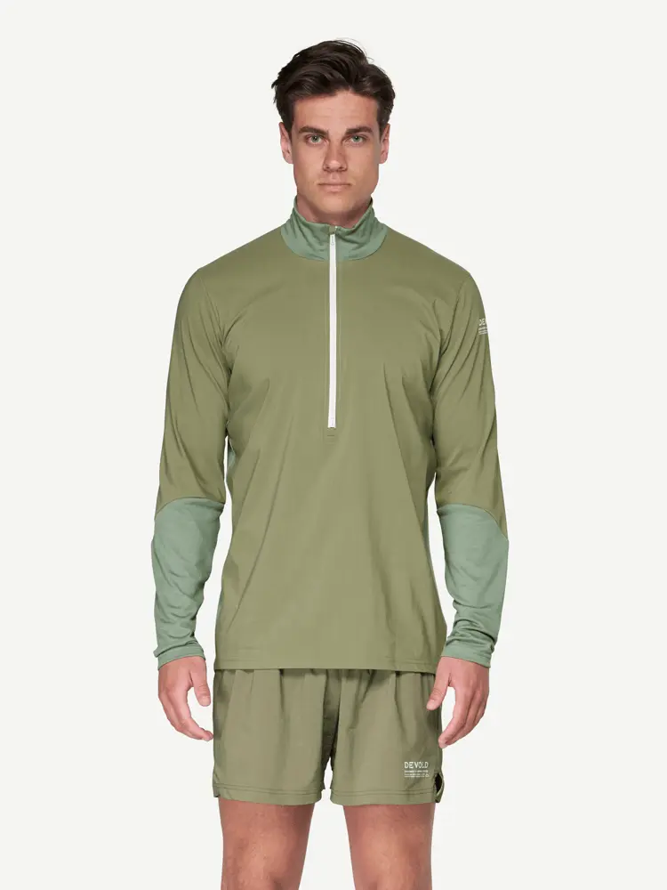Devold Devold - Endurance Merino Cover Zip Herre - Large - Grønn