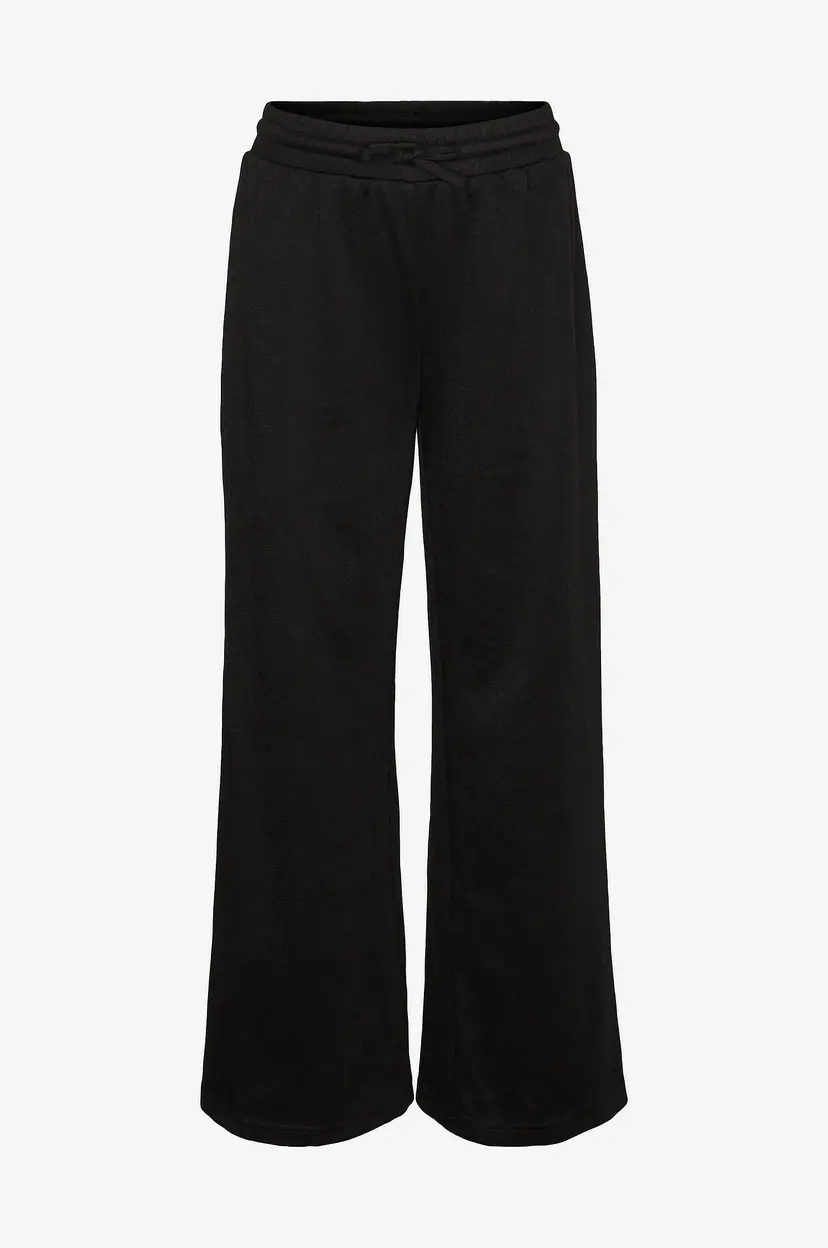Vero Moda Girl Bukser vmAvia Lucca HW Wide Pant Girl - Svart