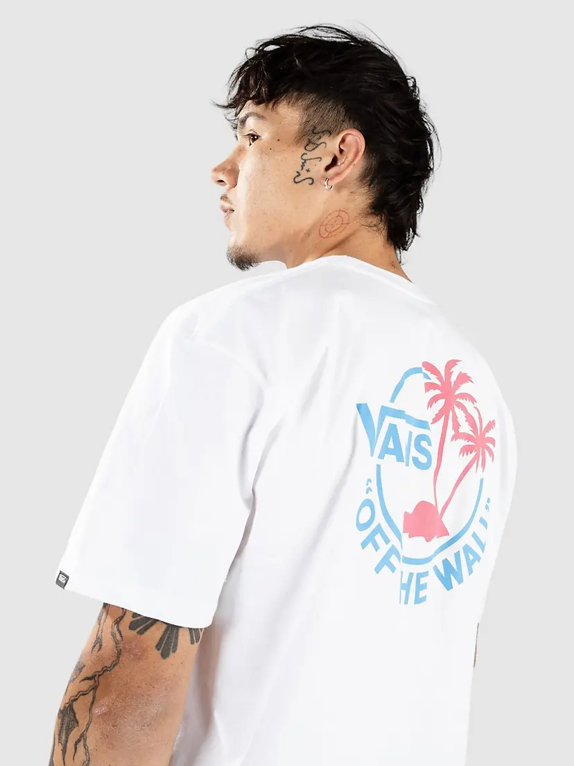 Vans Vans Classic Mini Dual Palm T-skjorte hvit