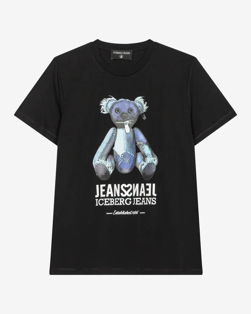 Iceberg Jeans Iceberg Jeans F023-P400 Black T-shirt