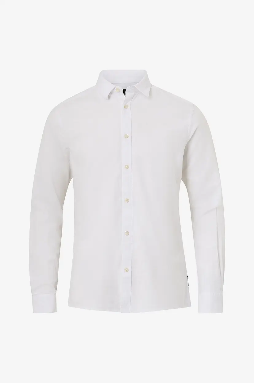 Only & Sons Skjorte onsCaiden LS Solid Linen Shirt - Hvit