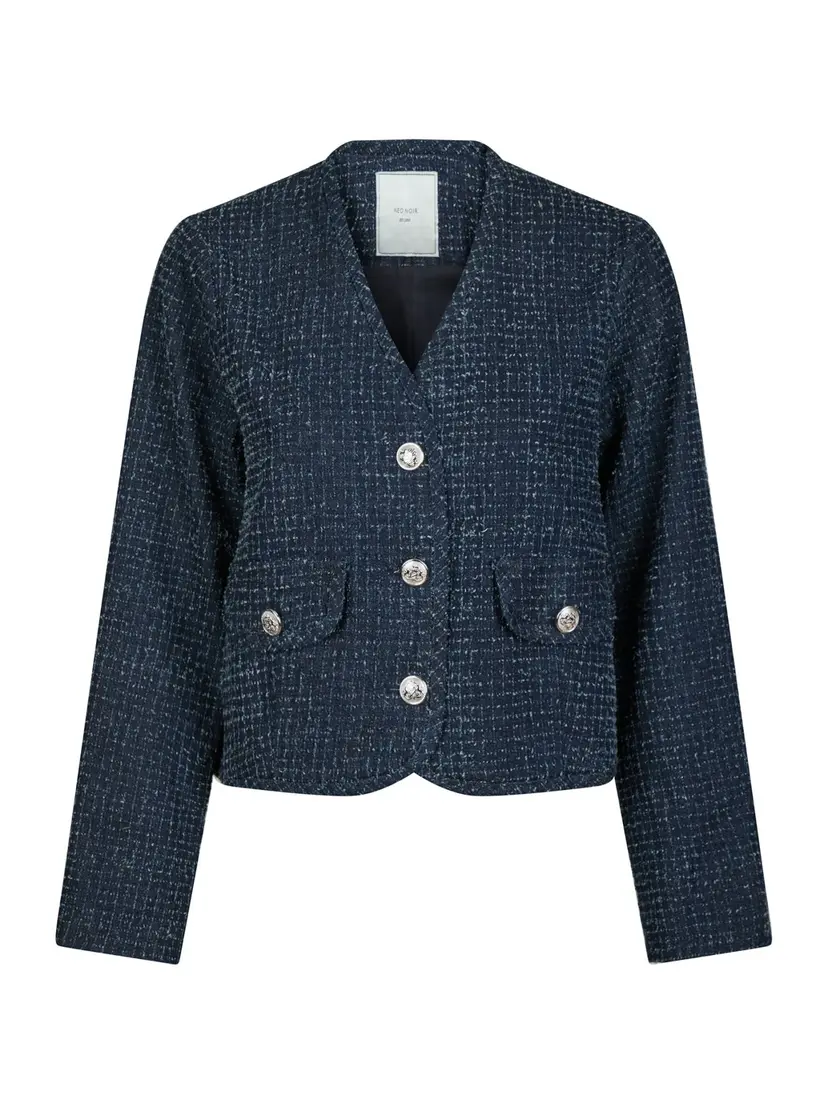 Neo Noir Manua Denim Structure Jacket