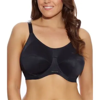 Elomi Elomi BH Energise Sports Bra Svart nylon G 100 Dame