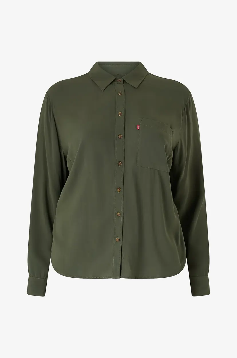 Levi's Plus Skjorte Plus Darlene Shirt Deep Depths - Grønn