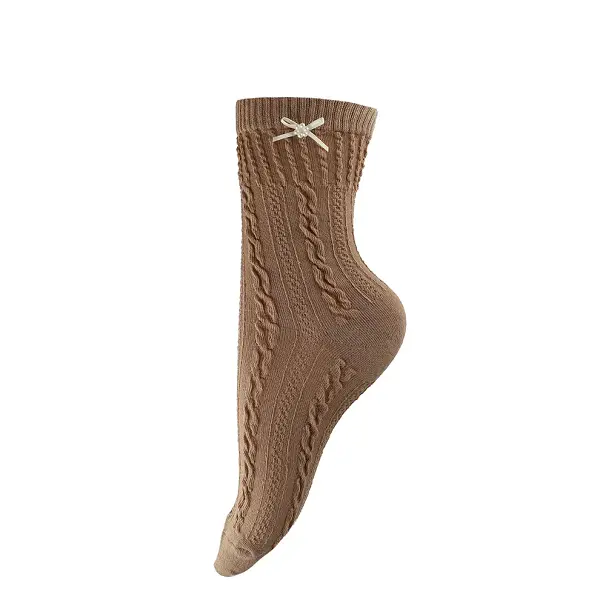 By Stær By Stær Onesize Strømper Lille Sløjfe Beige