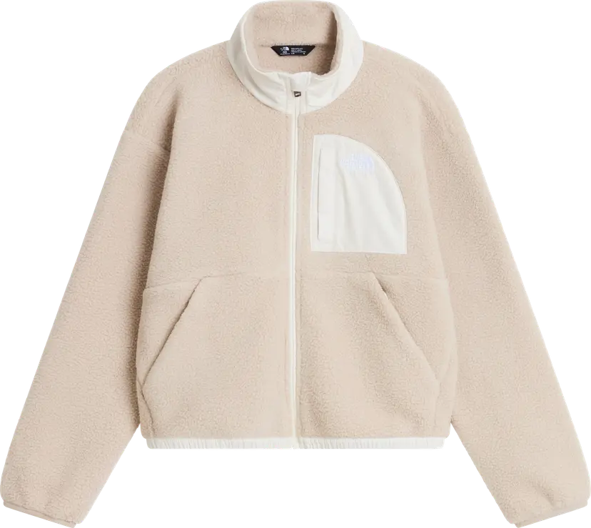 The North Face The North Face Girls' Yumiori Off-Peak Full-Zip Jacket Timeless Taupe/White Dune