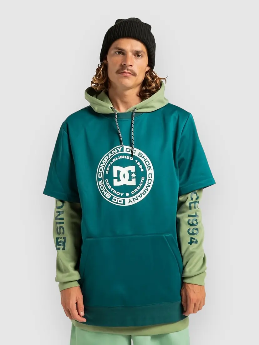 Dc DC Dryden Shred Hoodie blå