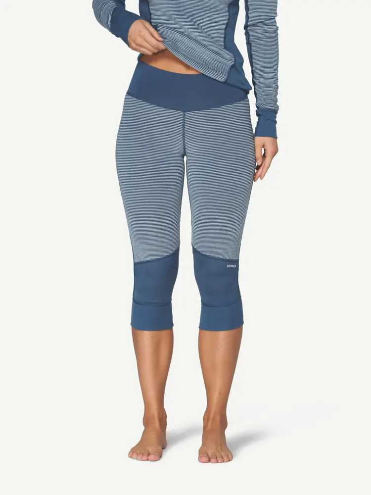 Devold Devold - Reverso Merino 3/4 Stilongs Dame - Large - Blå