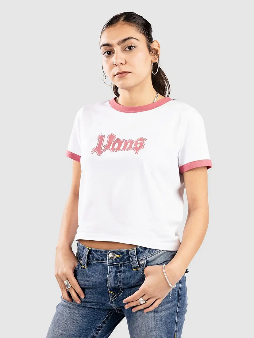 Vans Vans Apple Boom Ringer T-skjorte hvit