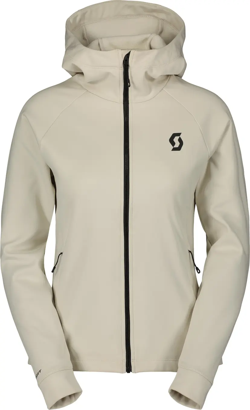 Scott Scott Women's Hoody Defined Warm Zip Dust White