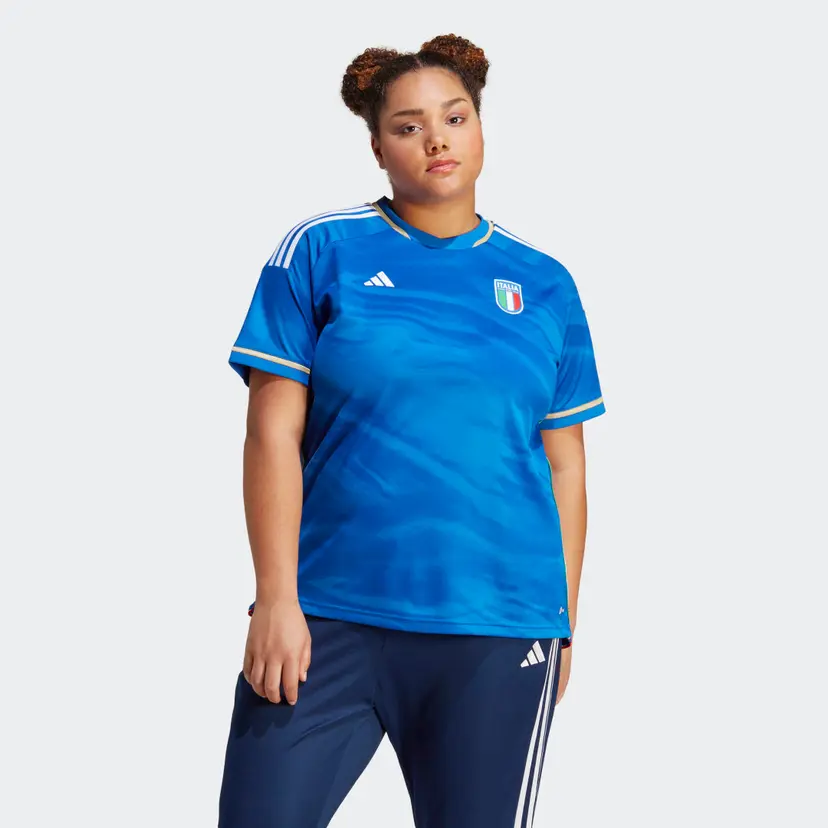 Adidas Italia Women's Team 23 Hjemmetrøye (store størrelser)